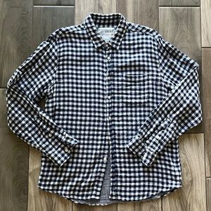 Joes Jeans “The Shirt” plaid flannel button down shirt, size XL